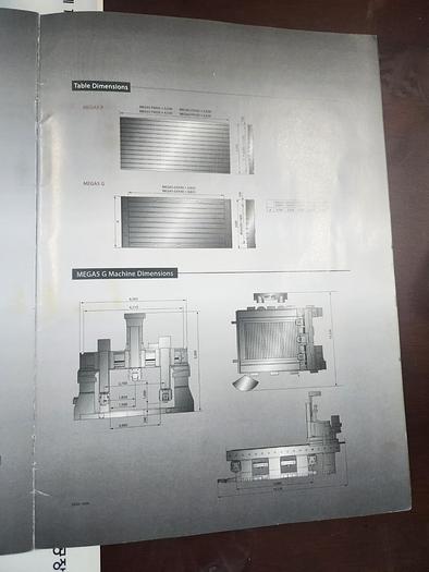 Used AWEA MEGA 5 P5025 CNC 5-Axis Bridge Type Machining Center