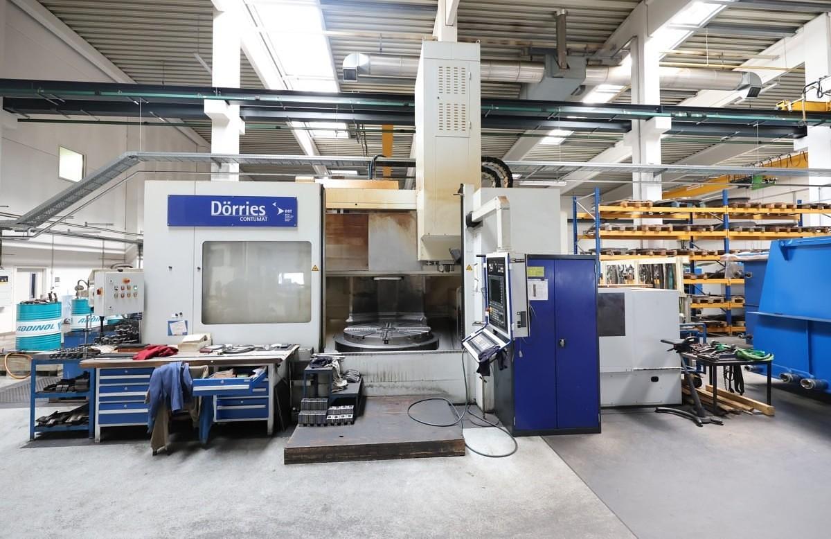 Used Dorries VCE 1600/140 MC F CNC Single Column Vertical Boring & Milling Machine with Live Spindle and Table C-Axis