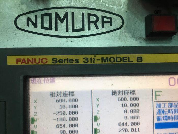 Used Nomura HBN-135 QF CNC Floor Type Horizontal Boring Machine