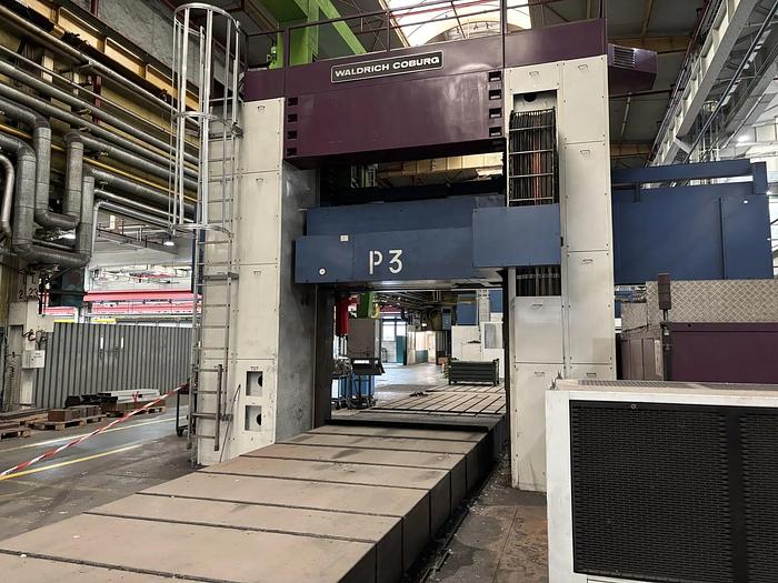 Used Waldrich Coburg 17S-10 FP 225 NC Portal Milling Machine with Double Table