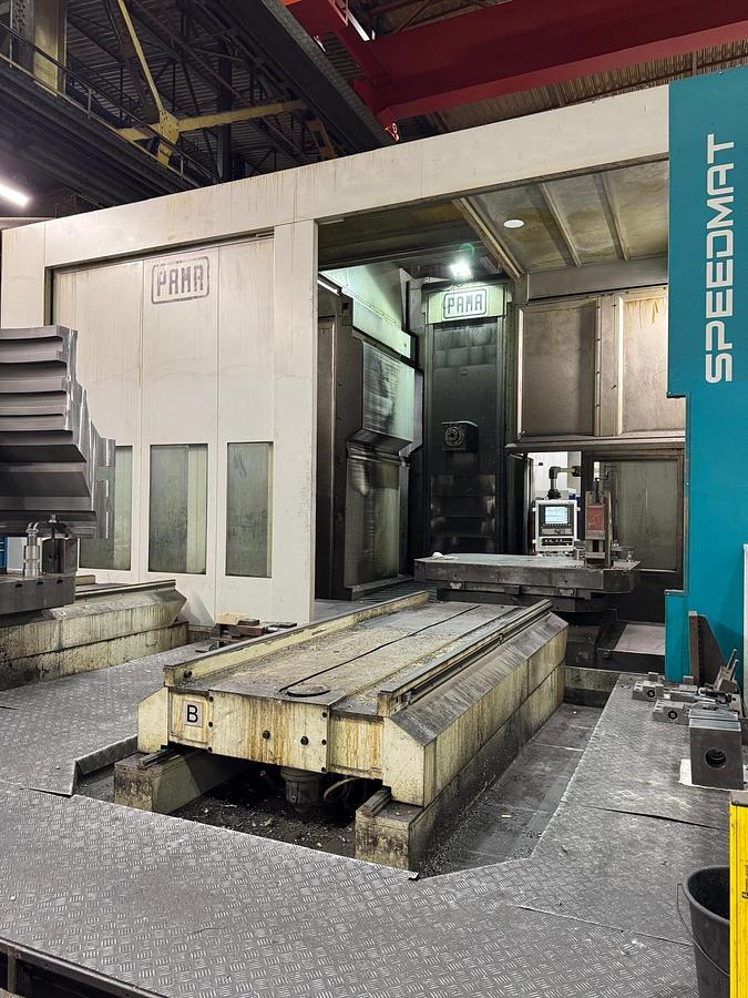 Used Pama Speedmat 3/TR16 CNC Horizontal Machining Center with Pallet & Head Changer