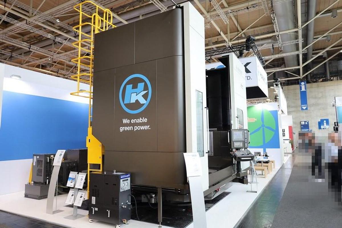 Used Hankook VTC 200E CNC Double Column Vertical Boring & Turning Machine with Live Spindle
