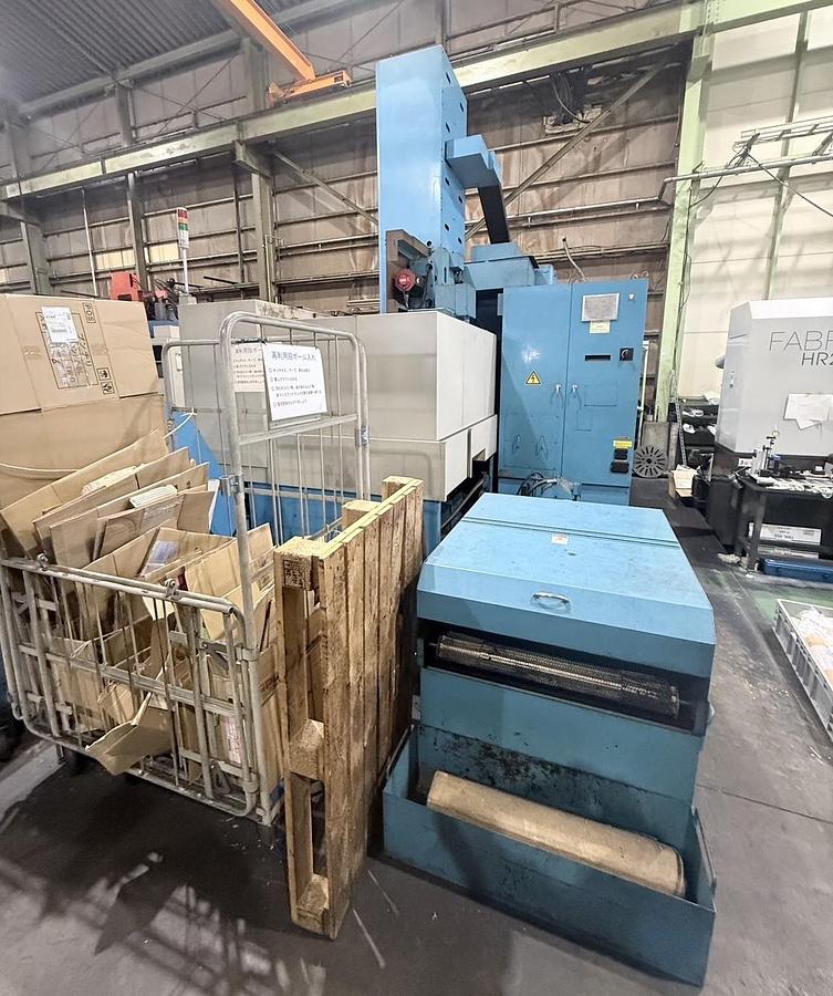 Used Omega 60M CNC Vertical Boring & Milling Machine with Live Spindle 