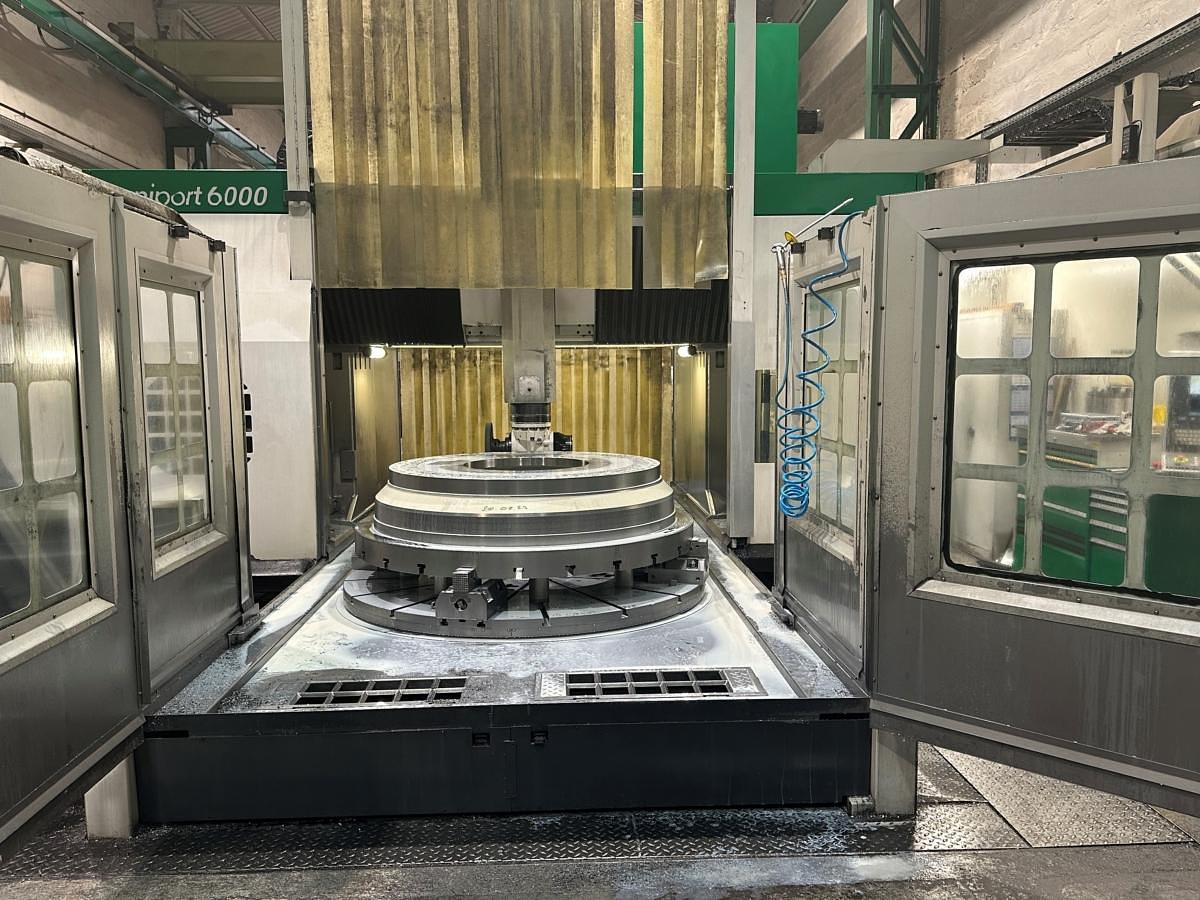 Used Unisign Uniport 6000 CNC Double Column Gantry Mill with Vertical Turning & Boring
