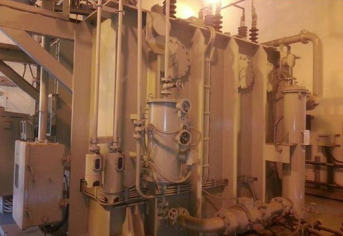 Used Inteco 150 Ton Ladle Furnace with Moving Rail Car, Dust Collection, Auto Input system