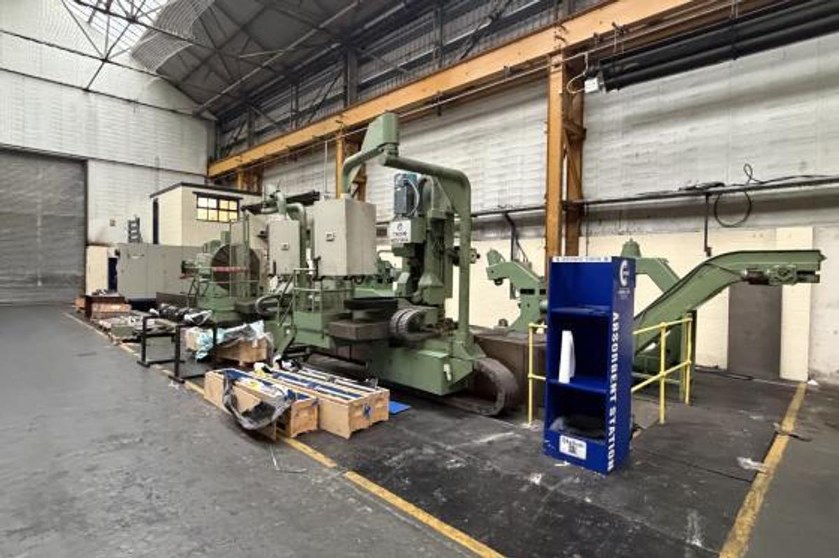 Used Tacchi HD3 / 130L CNC Horizontal Lathe with Live Spindle Milling Tower & C-Axis
