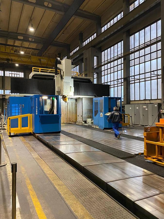 Used Zayer GMCU 10000-AR CNC Gantry Type Double Column Milling Machine