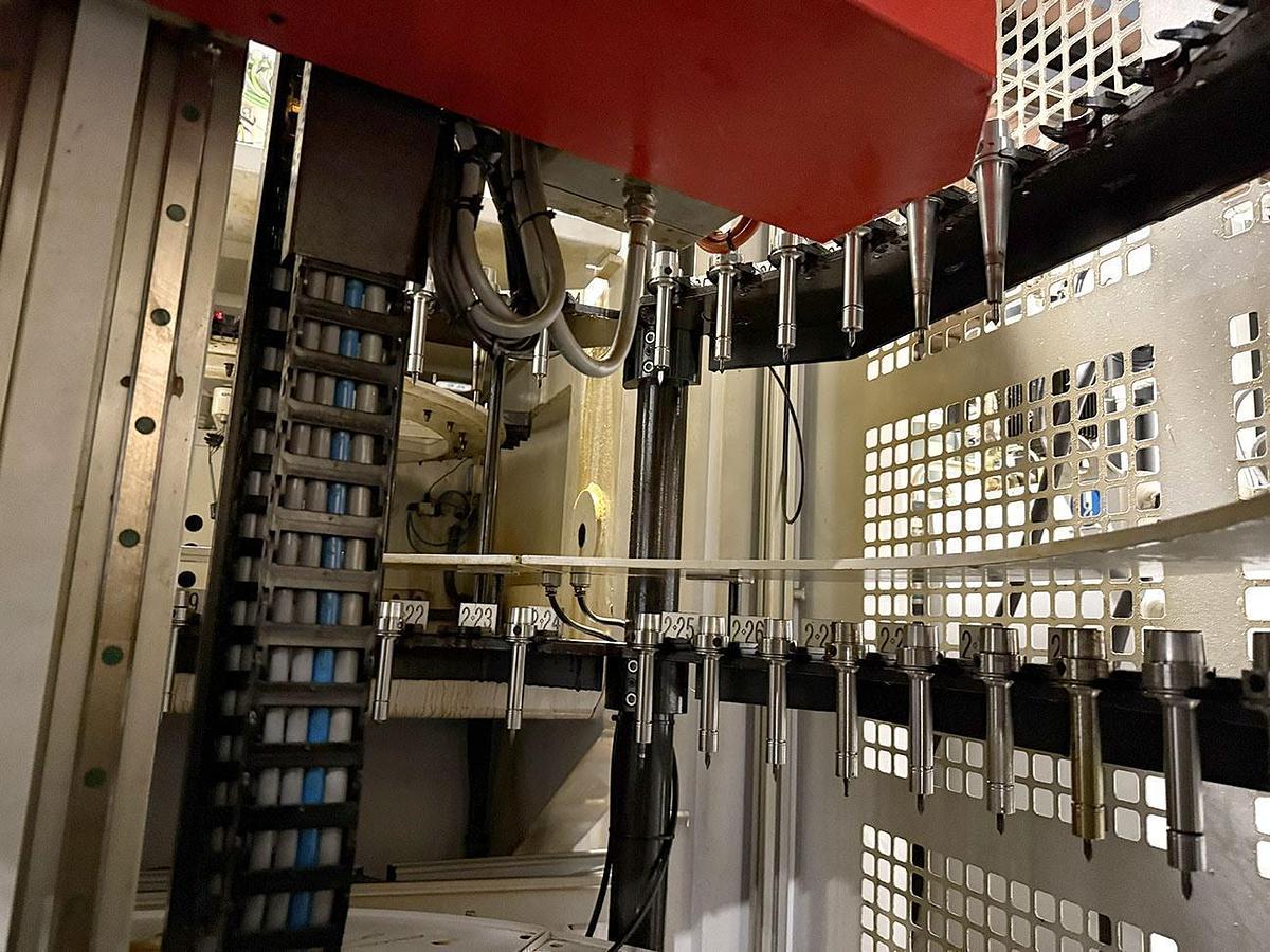 Used 3x Breten 5-Axis Machining Centers with Fanuc Robot Loader 