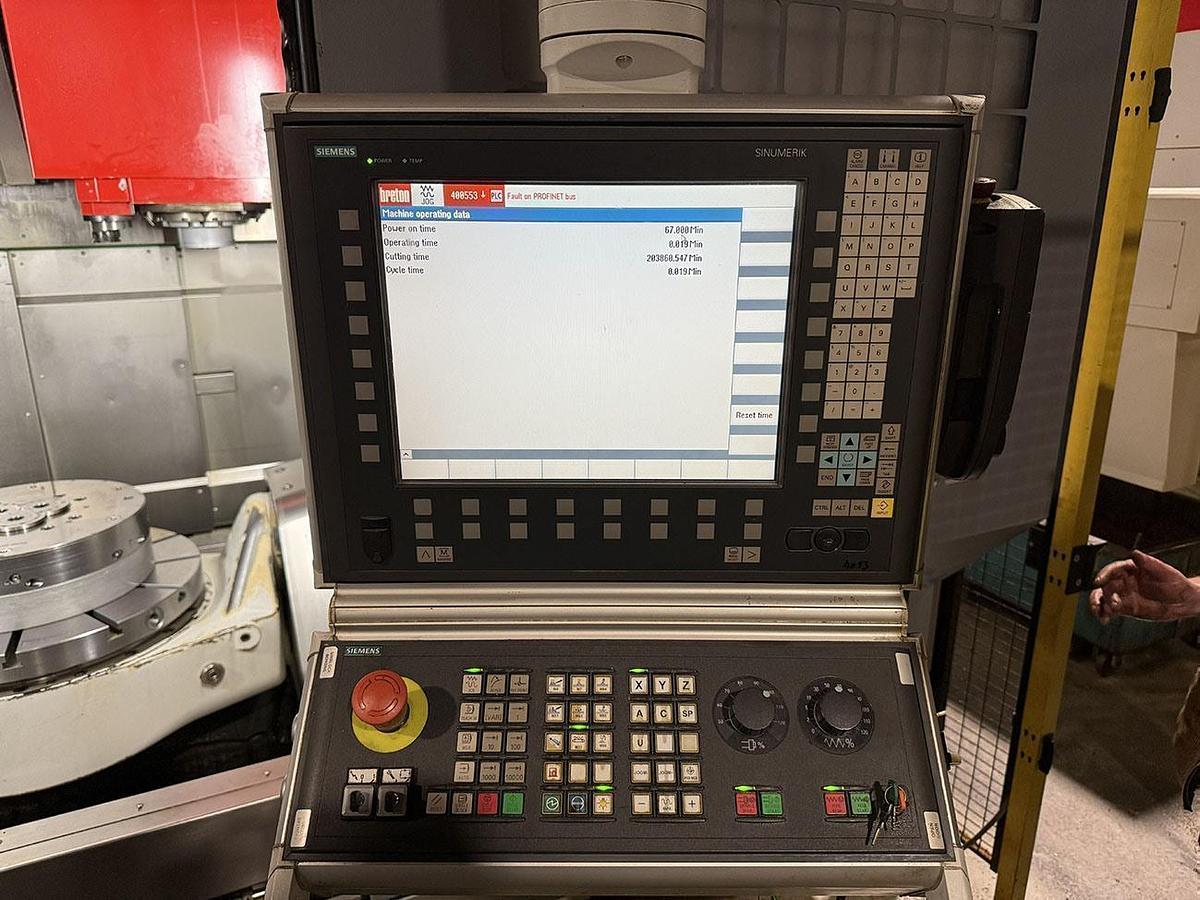 Used 3x Breten 5-Axis Machining Centers with Fanuc Robot Loader 