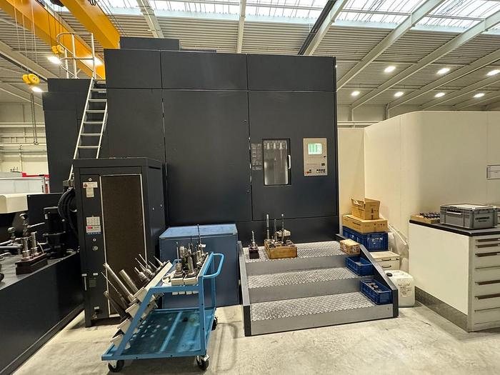 Used DMG DMC 210 U CNC 5-Axis Machining Center with RS 3 Pallet Rotary Storage