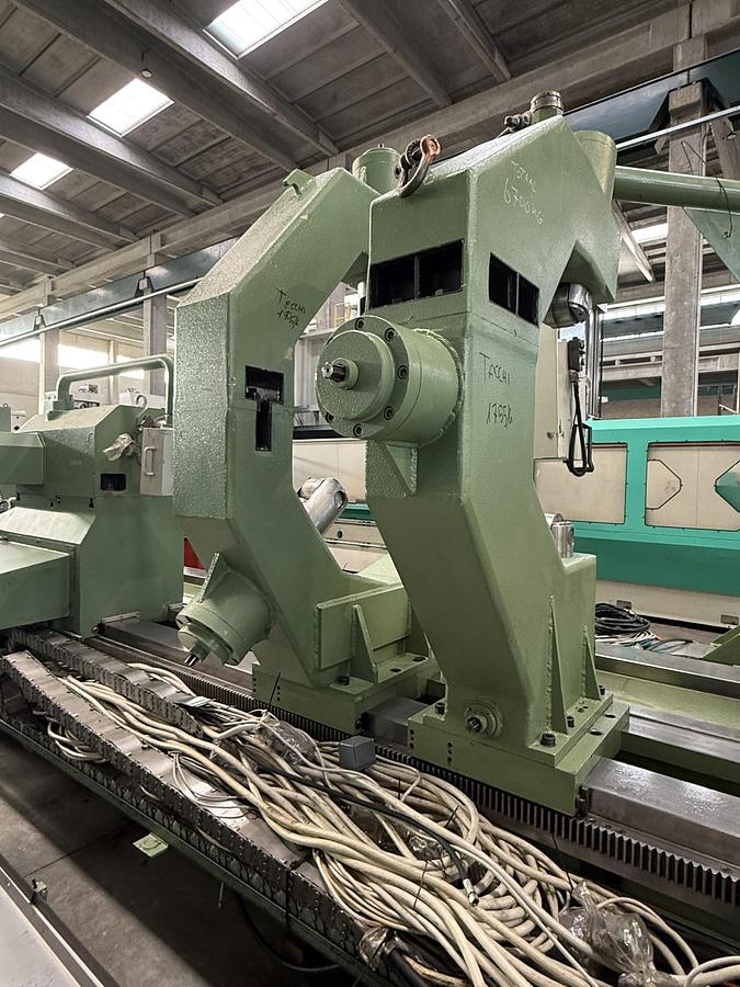 Used Tacchi HD3 / 140L CNC Horizontal Lathe with Live Spindle Milling Tower & C-Axis