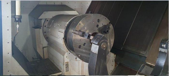 Used Niles Simmons 5-Axis Heavy Duty N50MC / 6000 CNC Slant Bed Milling Center – 4 Longitudinal Guideways