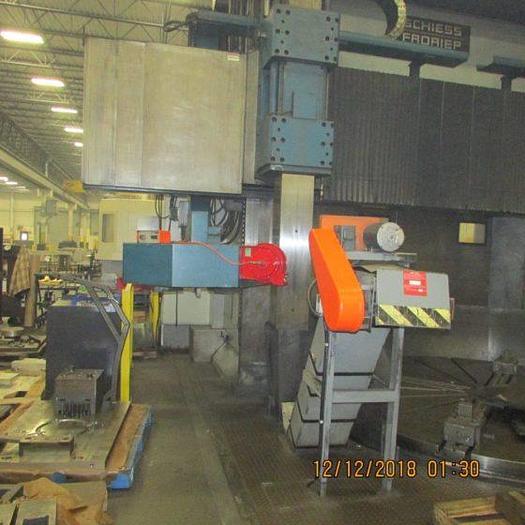 Used Schiess 40DS 350/4000 – 250/160 CNC Double Column Vertical Turning & Boring Machine with Live Spindle & C-Axis