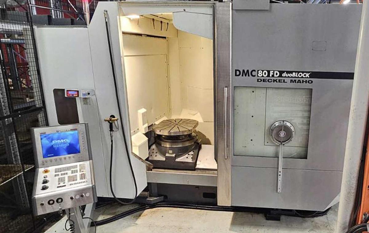 Used DECKEL MAHO - DMC 80U duoBlock 5 Axis Double Pallet Machining Center