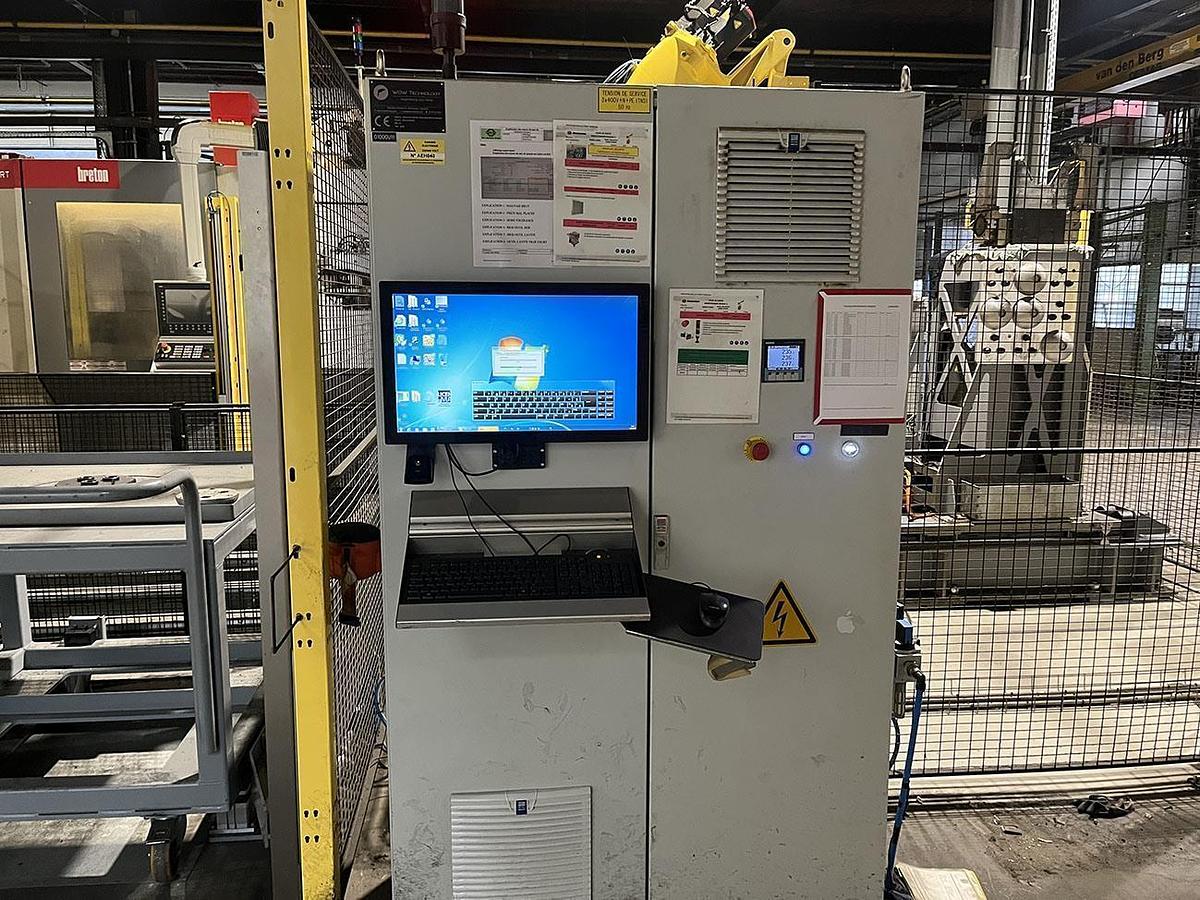 Used 3x Breten 5-Axis Machining Centers with Fanuc Robot Loader 