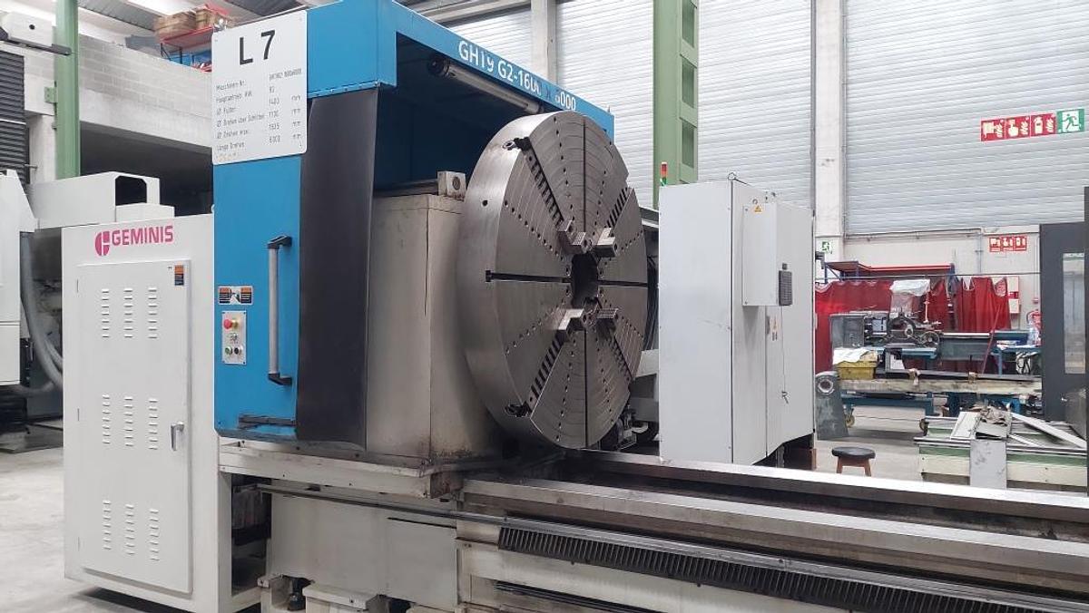 Used 2011 GEMINIS GT9 G2 2000 × 8000 CNC Lathe GEMINIS GT9 G2 2000 × 8000 CNC Lathe