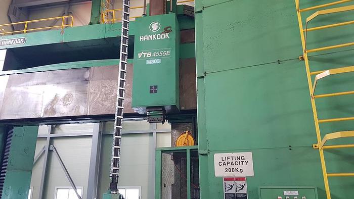 Used Hankook VTB 45/55E CNC Vertical Turning Machine