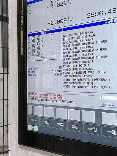 Used Giddings & Lewis VTC 1600 CNC Vertical Boring & Milling Machine with Live Spindle & Table C-Axis