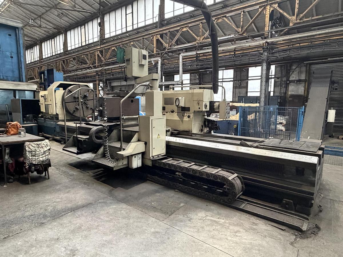 Used Poreba TCF 160 x 6000 CNC Three Slides Horizontal Lathe