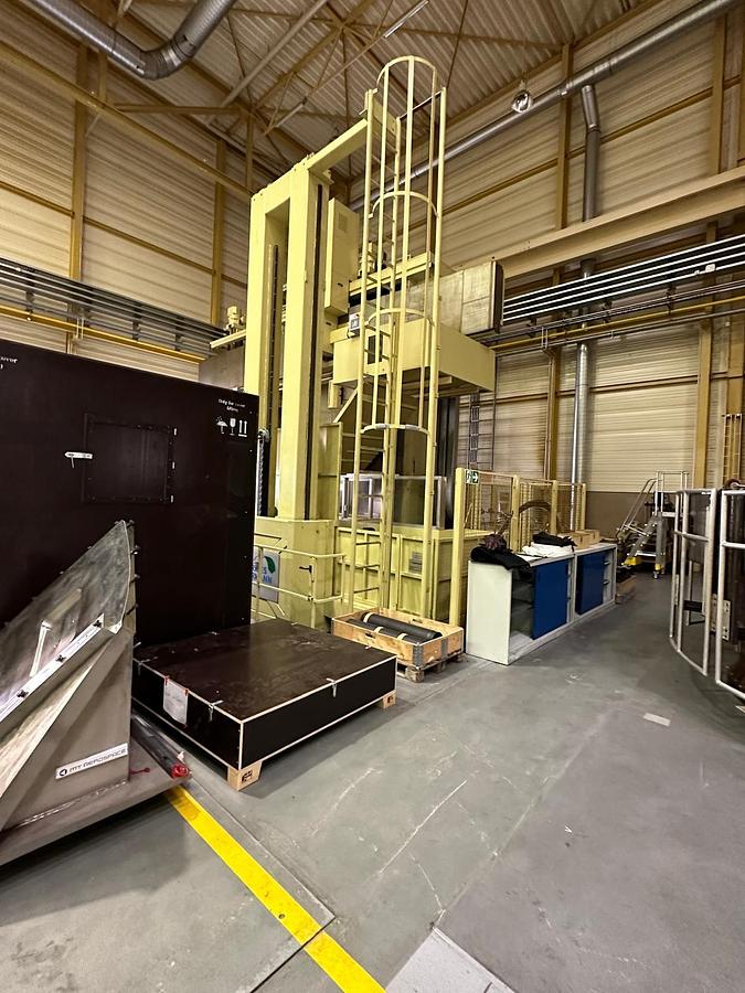 Used Dorries Scharmann Contumat 3 MC: VC 4200/360 CNC Vertical Boring & Milling Machine with Live Spindle on Vertical Ram & Live Spindle on Side Head