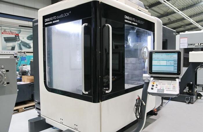 Used DMG DMU 60 FD duoBLOCK CNC 5-Axis Universal Machining Center