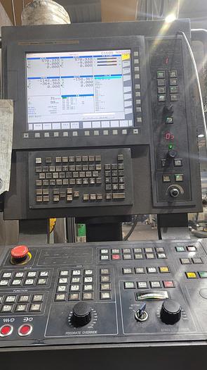 Used Hankook VTC 125E CNC Vertical Boring Machine with Live Spindle