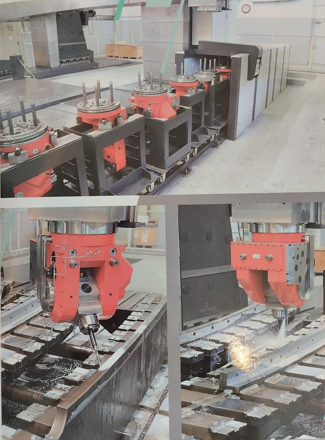 Used TOS KURIM FRUF 300/12 CNC Gantry Type Milling Machine with 3000mm Diameter VTL Rotary Table