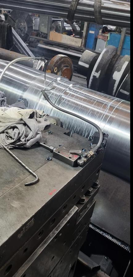 Used Hwacheon Mega 300-17T CNC Heavy-Duty Horizontal Lathe