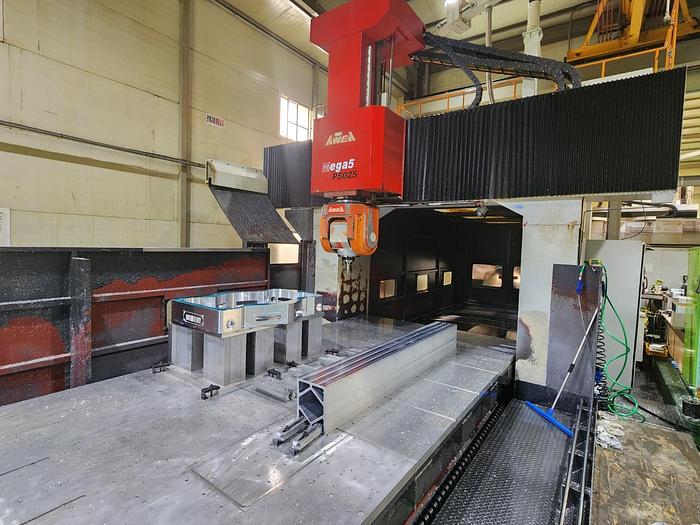 Used AWEA MEGA 5 P5025 CNC 5-Axis Bridge Type Machining Center