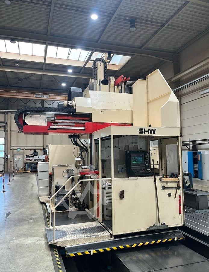 Used SHW UF 6 Doppelstander CNC Floor Type Horizontal Boring Machine with 2 Columns