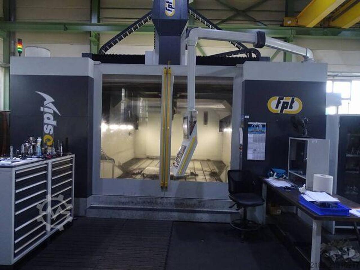 Used FPT DinoSpin 5-Axis CNC Gantry Type Milling Machine