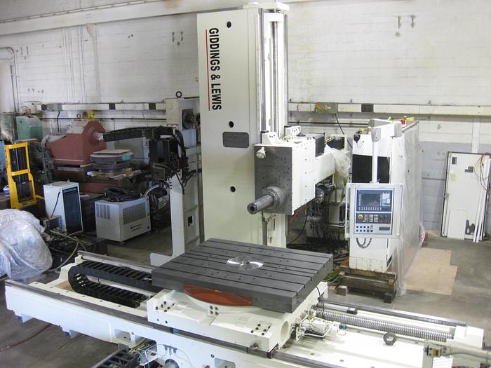 Used Giddings & Lewis RT 1250 CNC Table-Type Horizontal Boring Machine
