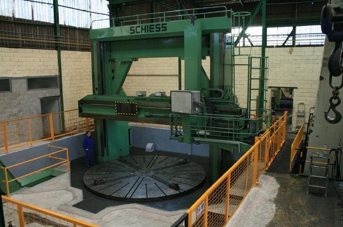 Used Schiess 18 VBM CNC Double Column Vertical Turning Machine