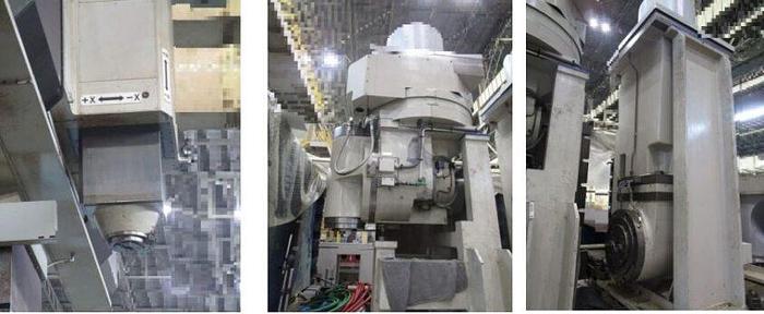 Used Homma HMT-8/10 GTN CNC Heavy Duty Gantry Type Double Column Milling Machine / Vertical Turning Mill