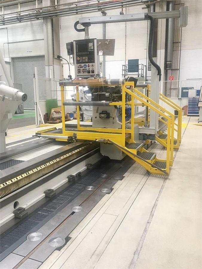 Used Zerbst DXP 5/W15 X 15000 CNC Heavy Duty Horizontal Lathe