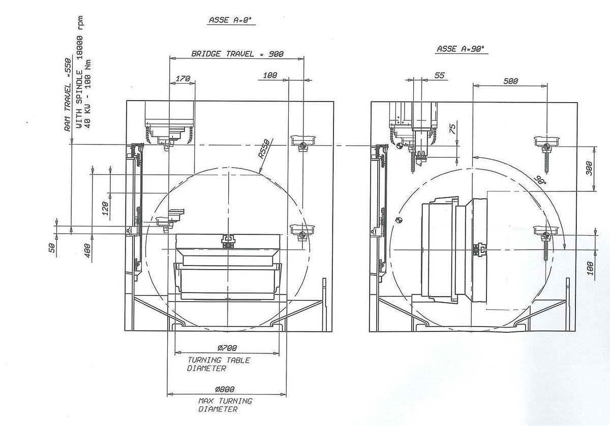 Used 3x Breten 5-Axis Machining Centers with Fanuc Robot Loader 
