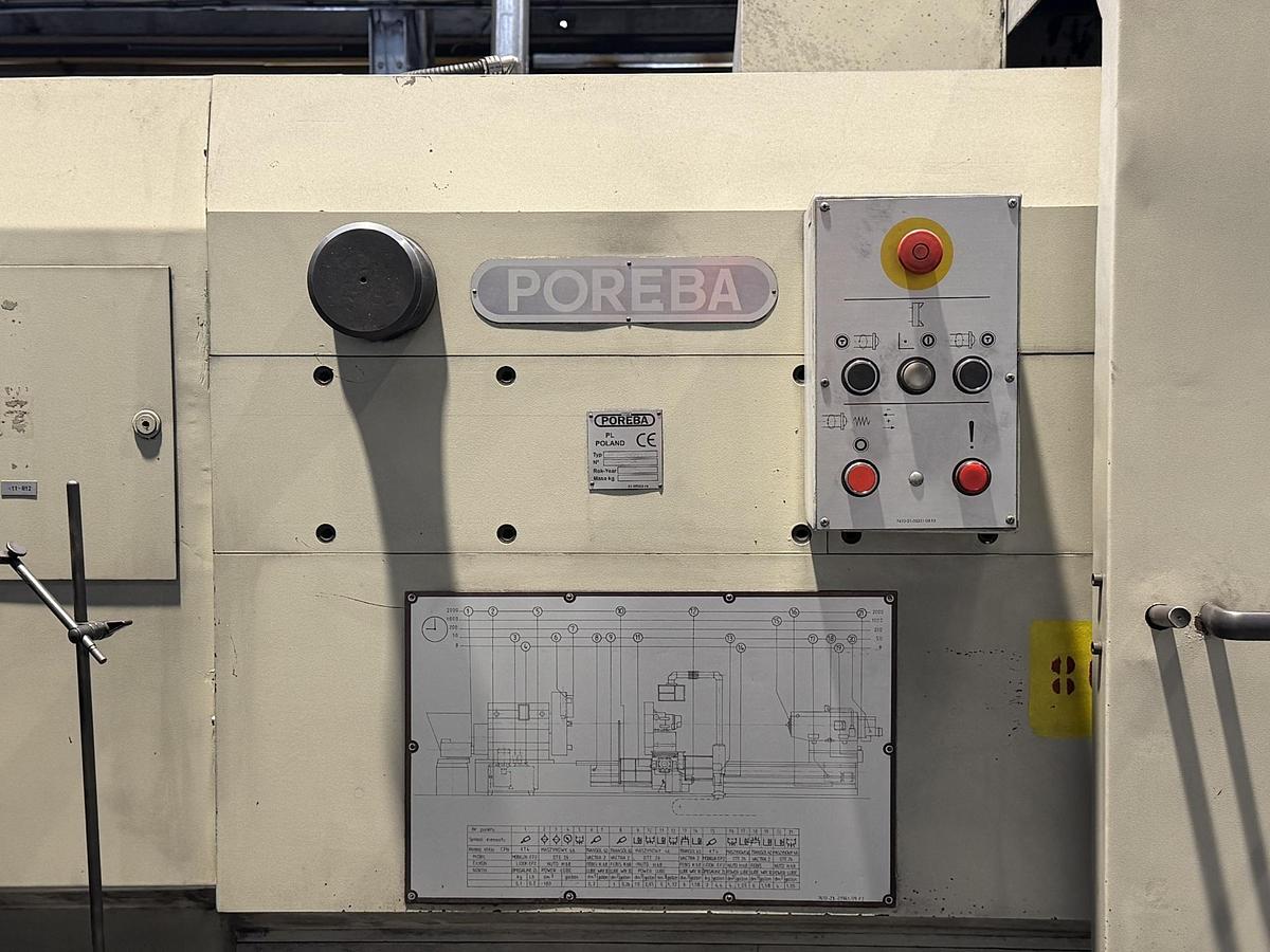 Used Poreba TCF 160 x 6000 CNC Three Slides Horizontal Lathe