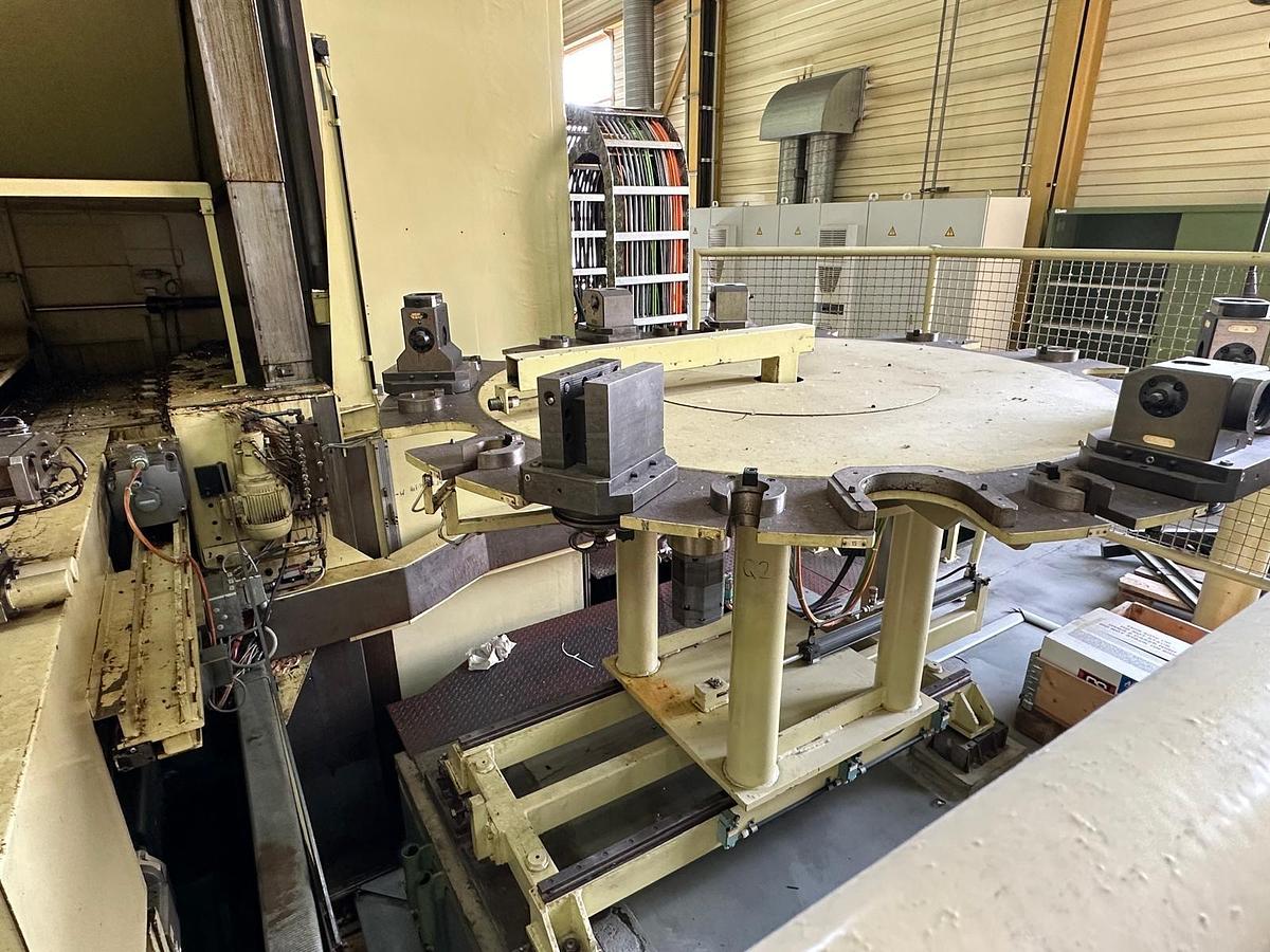 Used Dorries Scharmann Contumat 3 MC: VC 4600/400 CNC Single Column Vertical Turning Machine with Live Spindle Side Head