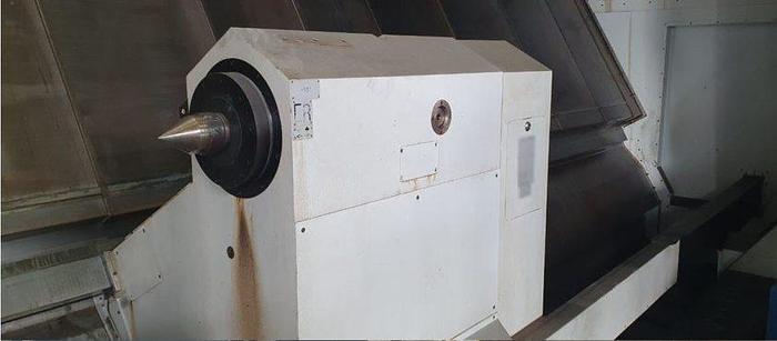Used Niles Simmons 5-Axis Heavy Duty N50MC / 6000 CNC Slant Bed Milling Center – 4 Longitudinal Guideways