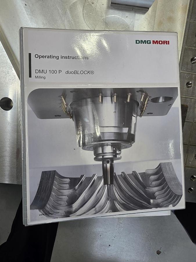 Used DMG DMU 100 P duoBLOCK CNC 5-Axis Machining Center