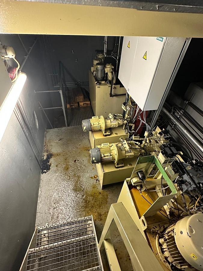 Refurbished Schiess 40 DZ CNC Double Ram Vertical Boring & Milling Machine with Live Spindle & Table C-Axis
