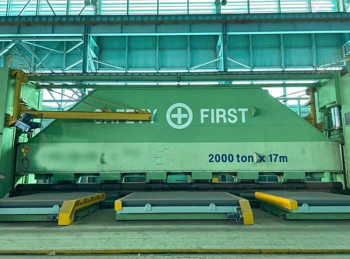 Used SKEM SRP 2000-17M 2000 Ton Roll Press