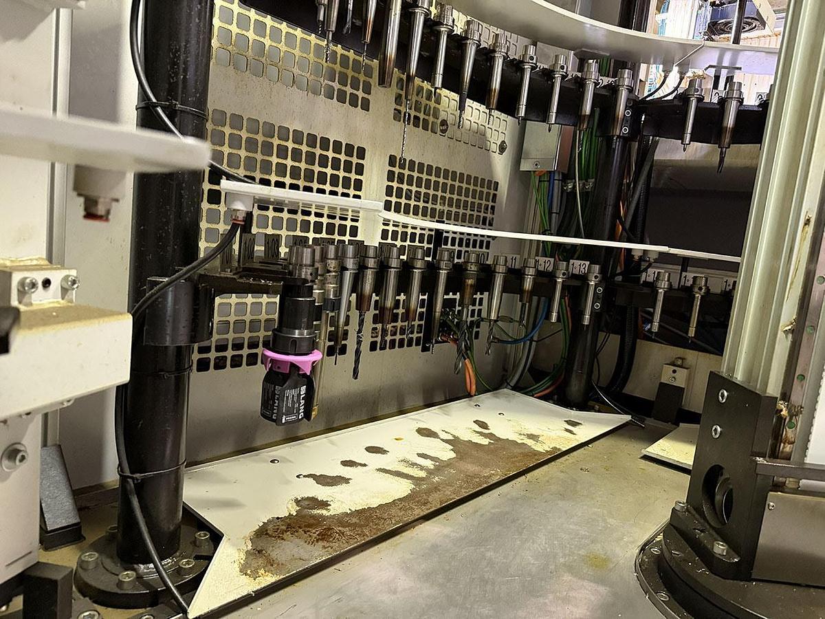 Used 3x Breten 5-Axis Machining Centers with Fanuc Robot Loader 