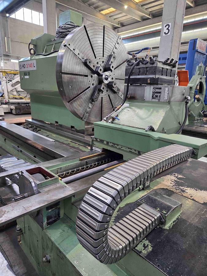 Used Tacchi HD3 / 140L CNC Horizontal Lathe with Live Spindle Milling Tower & C-Axis