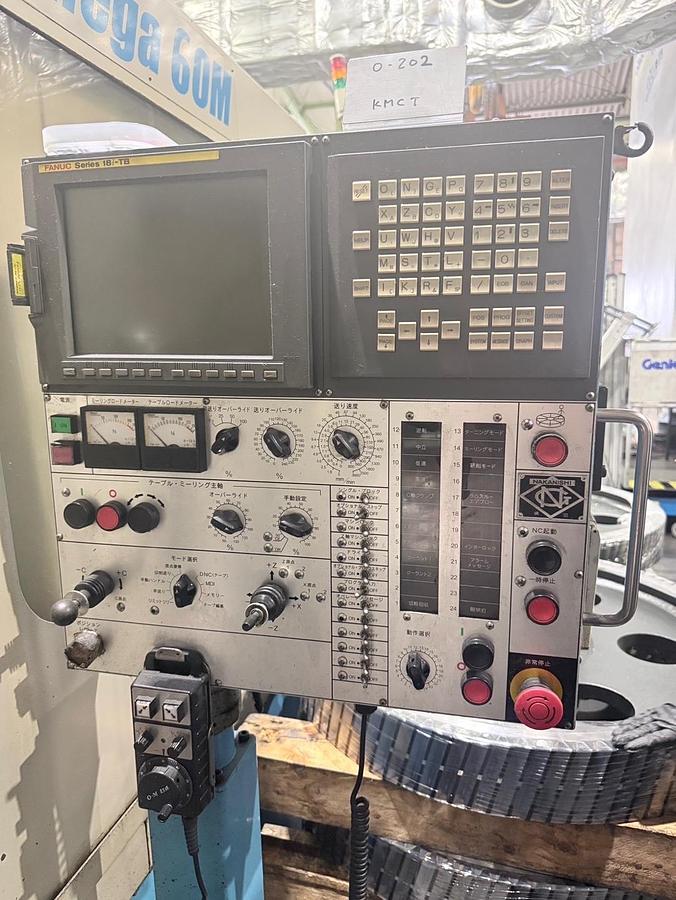 Used Omega 60M CNC Vertical Boring & Milling Machine with Live Spindle 