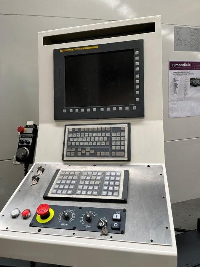 Used Hankook VTC 125 E-APC CNC Single Column Vertical Boring Mill with C-Axis and Double Automatic Pallet Changer