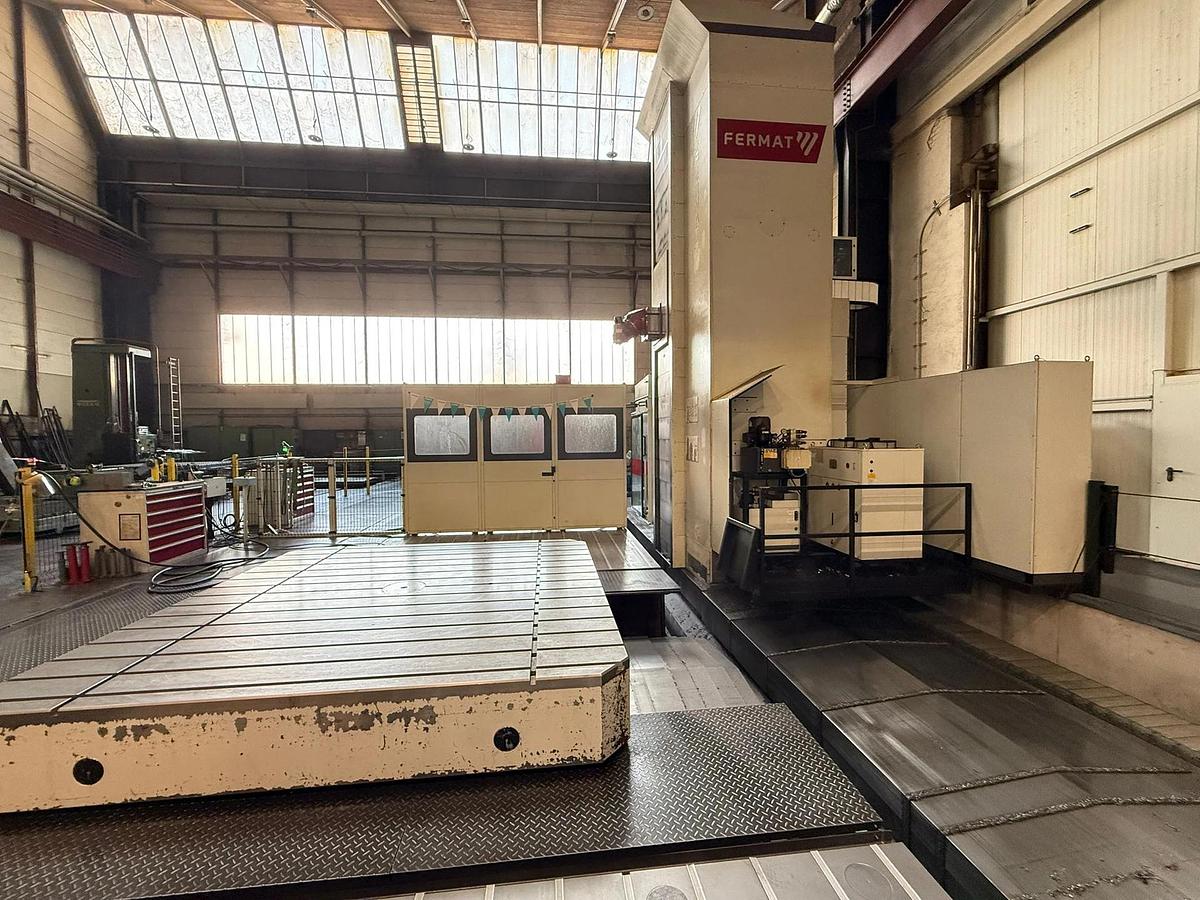 Used Fermat WRF Mill CNC Floor-Type Horizontal Boring Machine with 2 Tables