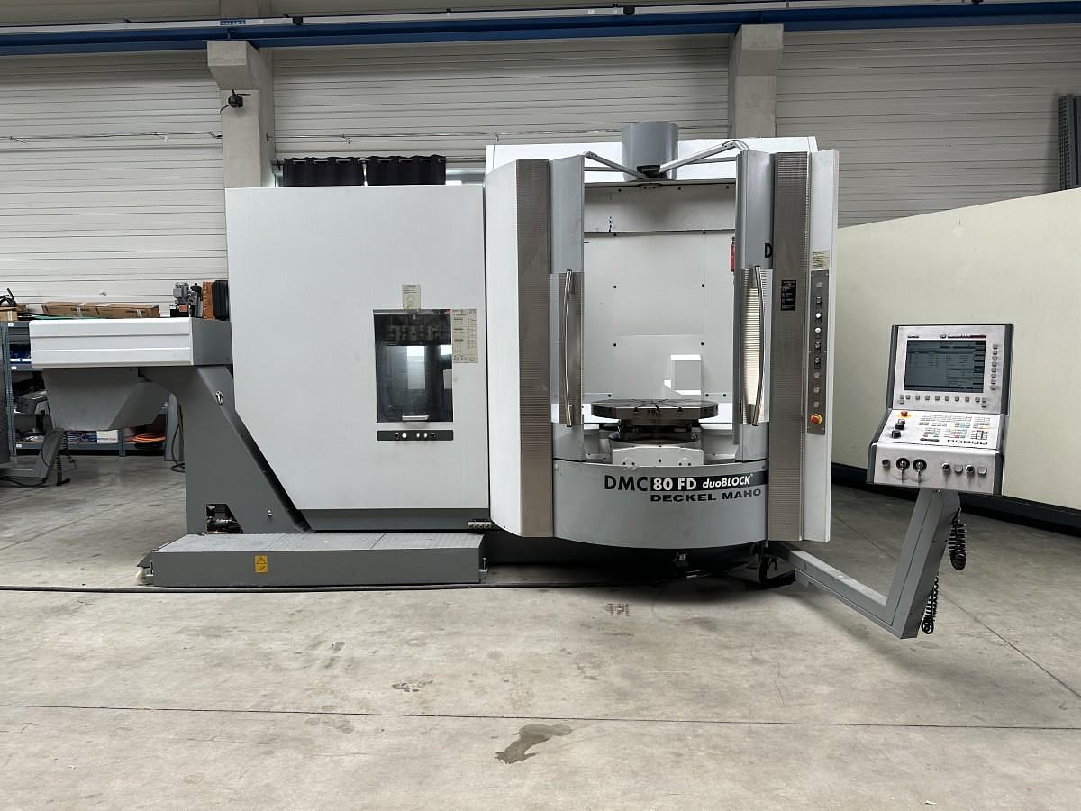 Used DMC 80 FD duoBLOCK 5-AXIS MACHINING CENTER - MILLING & TURNING