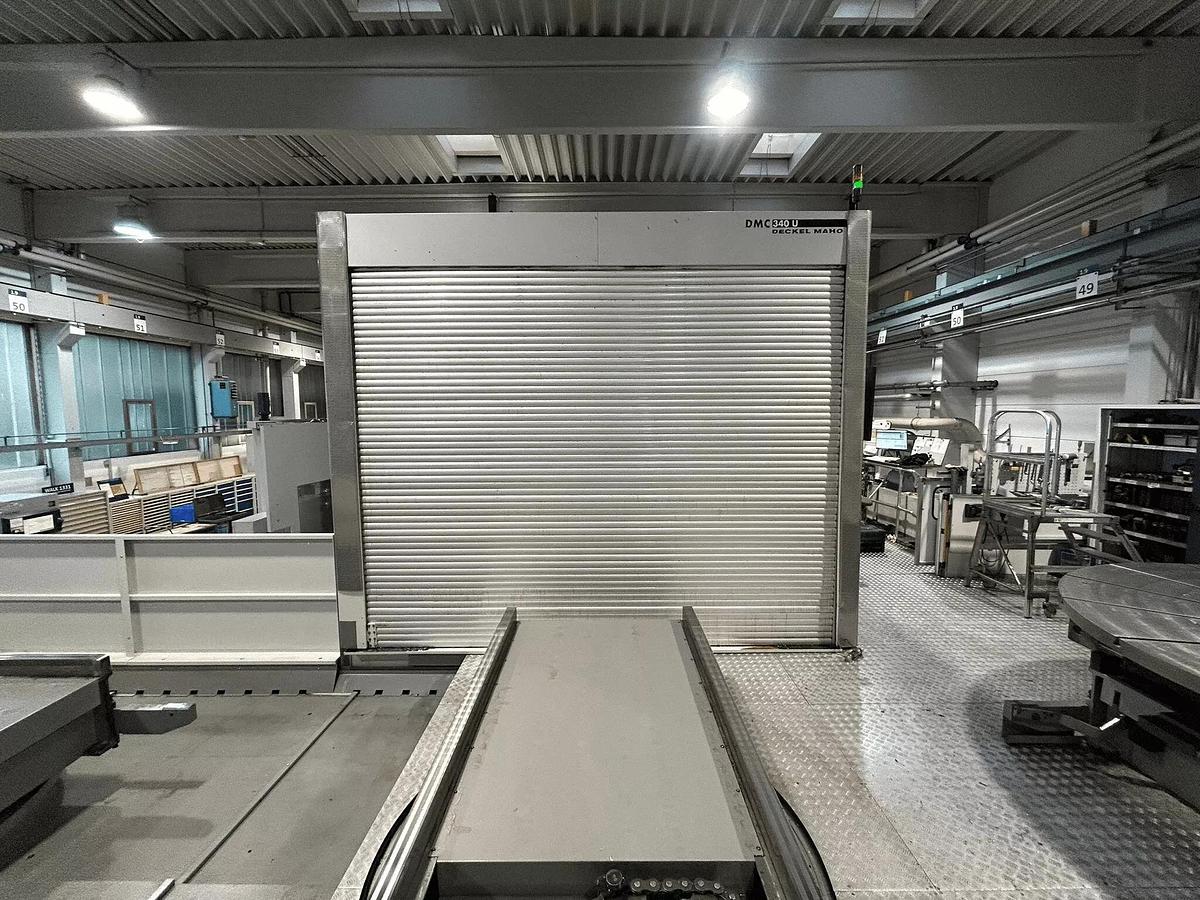 Used DMG DMC 340 U CNC Universal Machining Center with 2 Pallet System & Rotary Table Plate