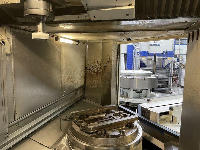 Used UNISIGN UNICOM 6000 CNC VERTICAL TURNING & MILLING CENTER with AUTOMATIC PALLERT CHANGER for 3 PALLETS